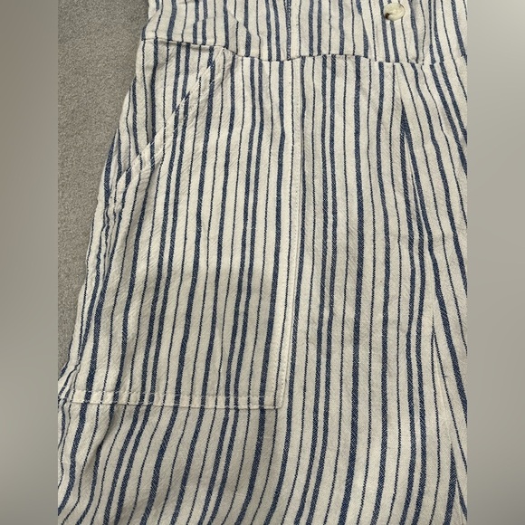 [MTall]Old Navy Striped Linen-Blend Cami Jumpsuit - Picture 6 of 10